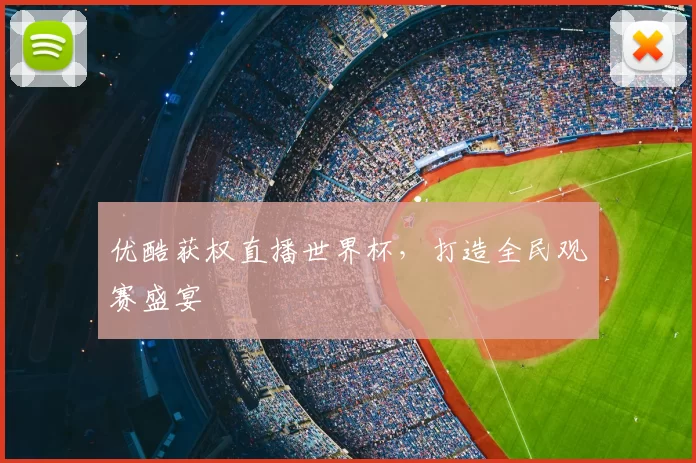 优酷获权直播世界杯，打造全民观赛盛宴