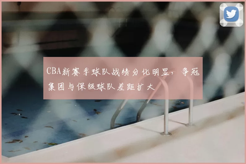 CBA新赛季球队战绩分化明显，争冠集团与保级球队差距扩大