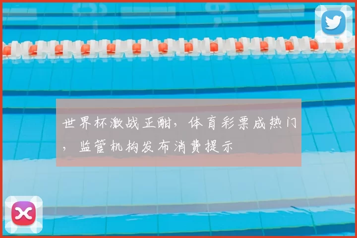世界杯激战正酣，体育彩票成热门，监管机构发布消费提示