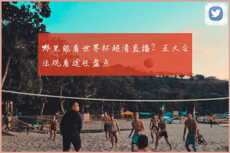 哪里能看世界杯超清直播?五大合法观看途径盘点