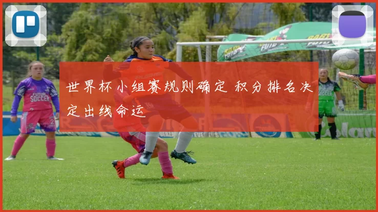世界杯小组赛规则确定 积分排名决定出线命运